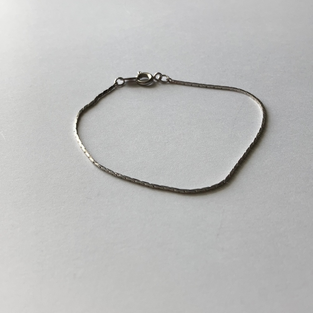 Simple Silver Bracelet